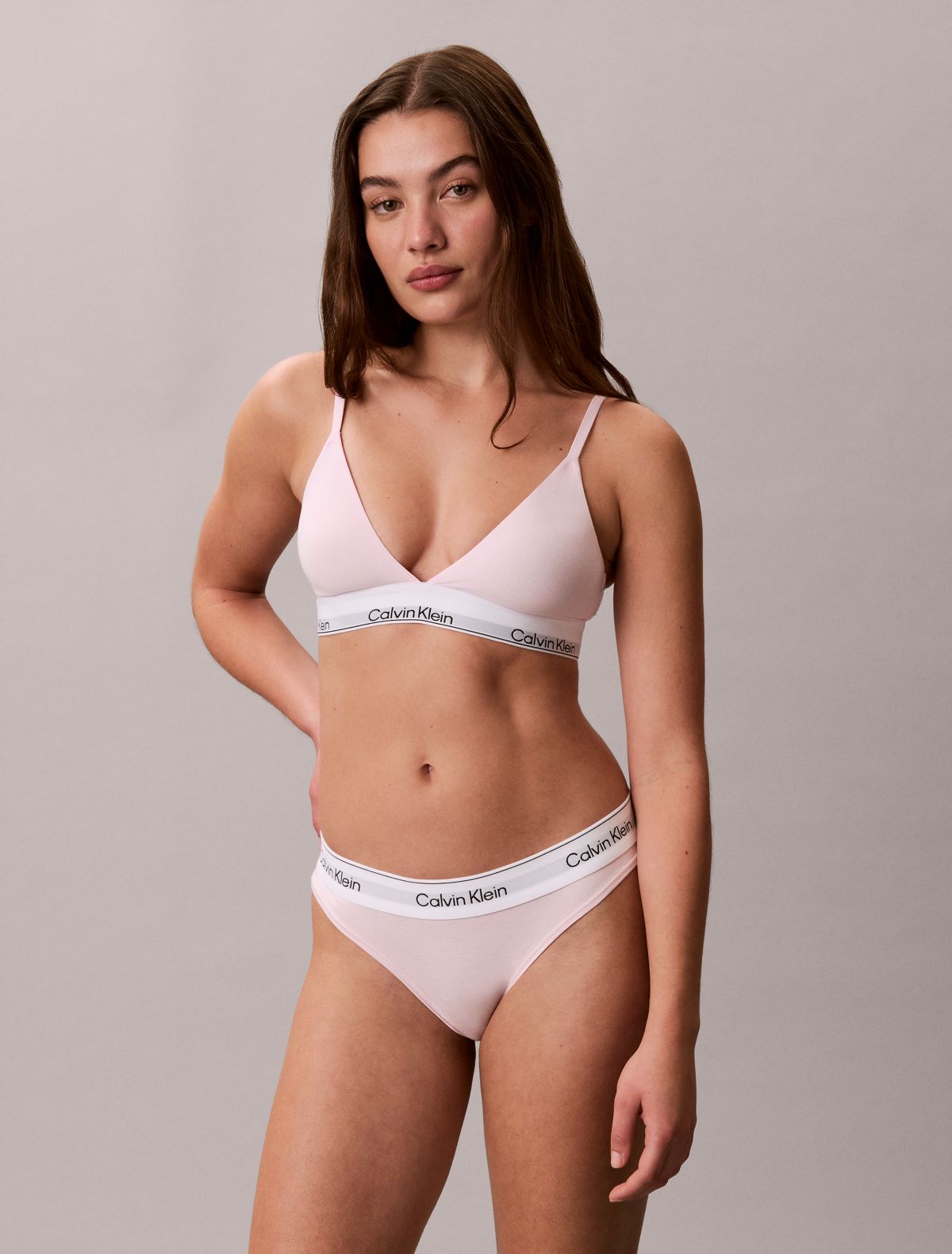 Bralette a triangolo leggermente imbottita Icon Cotton Modal