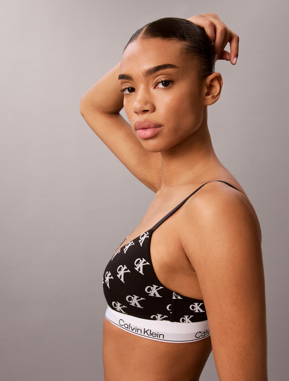 Bralette a triangolo leggermente imbottita Icon Cotton Modal