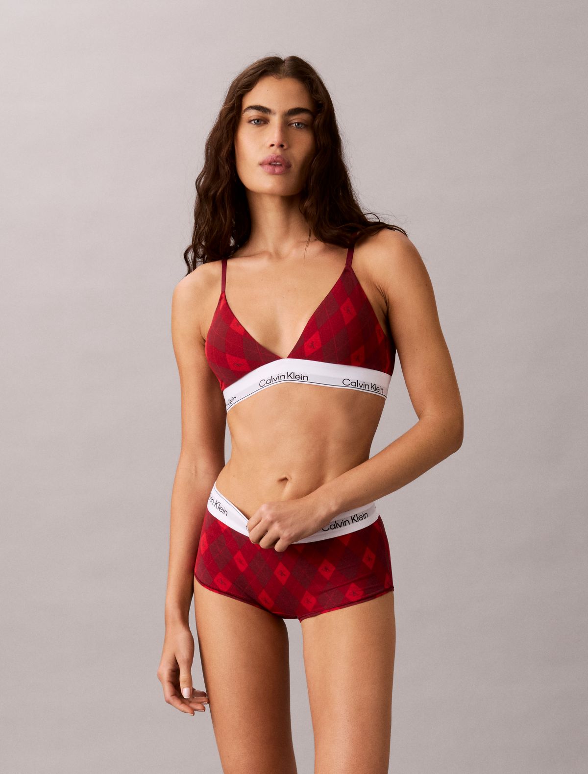 Bralette a triangolo leggermente imbottita Icon Cotton Modal