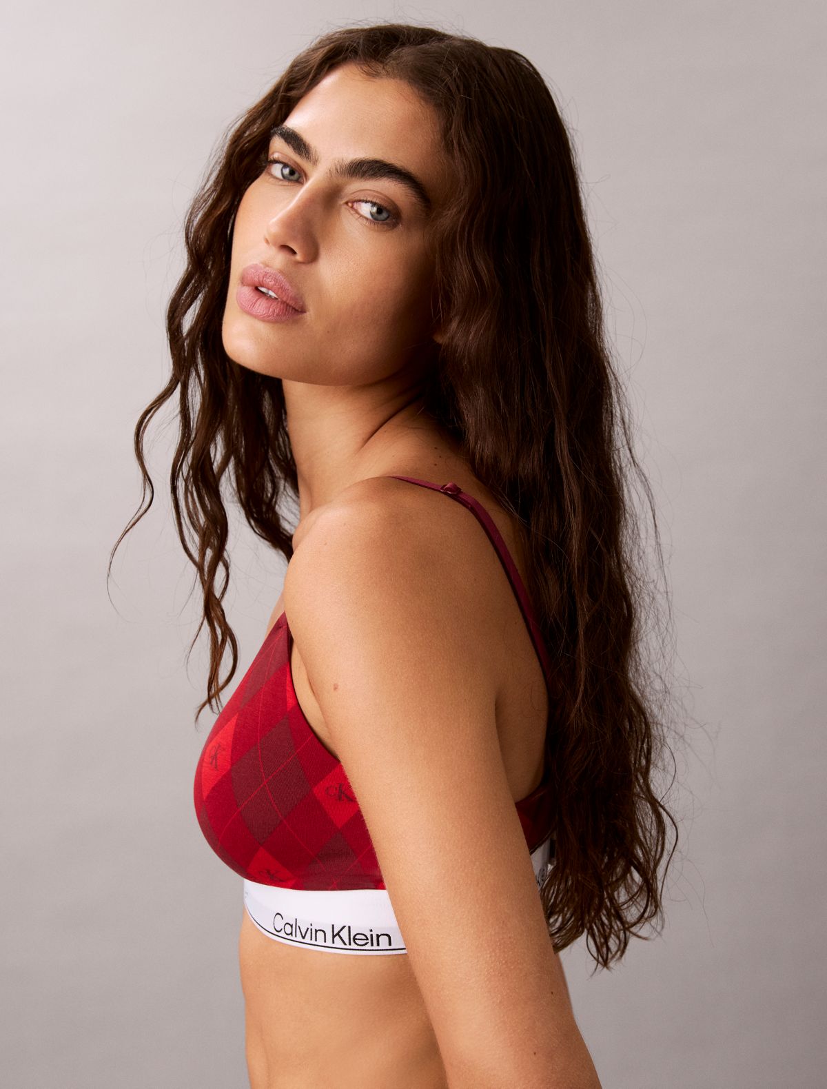 Bralette a triangolo leggermente imbottita Icon Cotton Modal