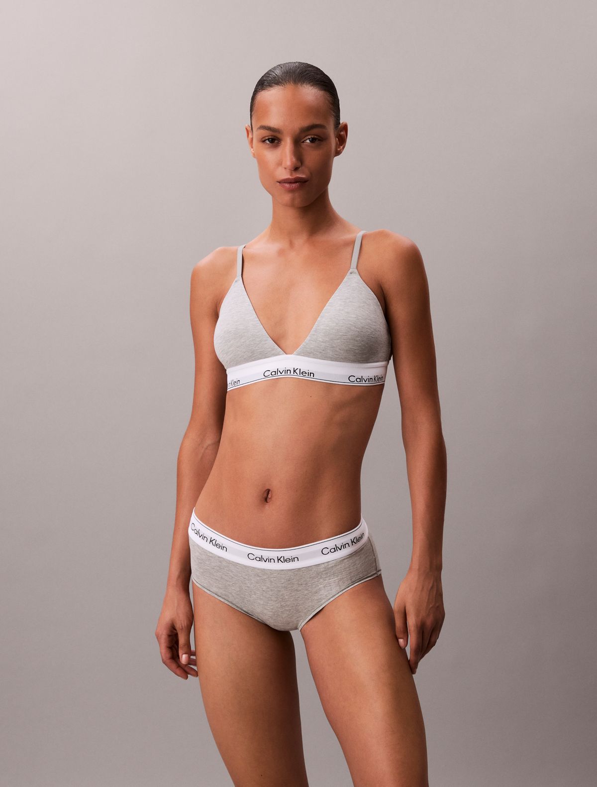 Bralette a triangolo leggermente imbottita Icon Cotton Modal