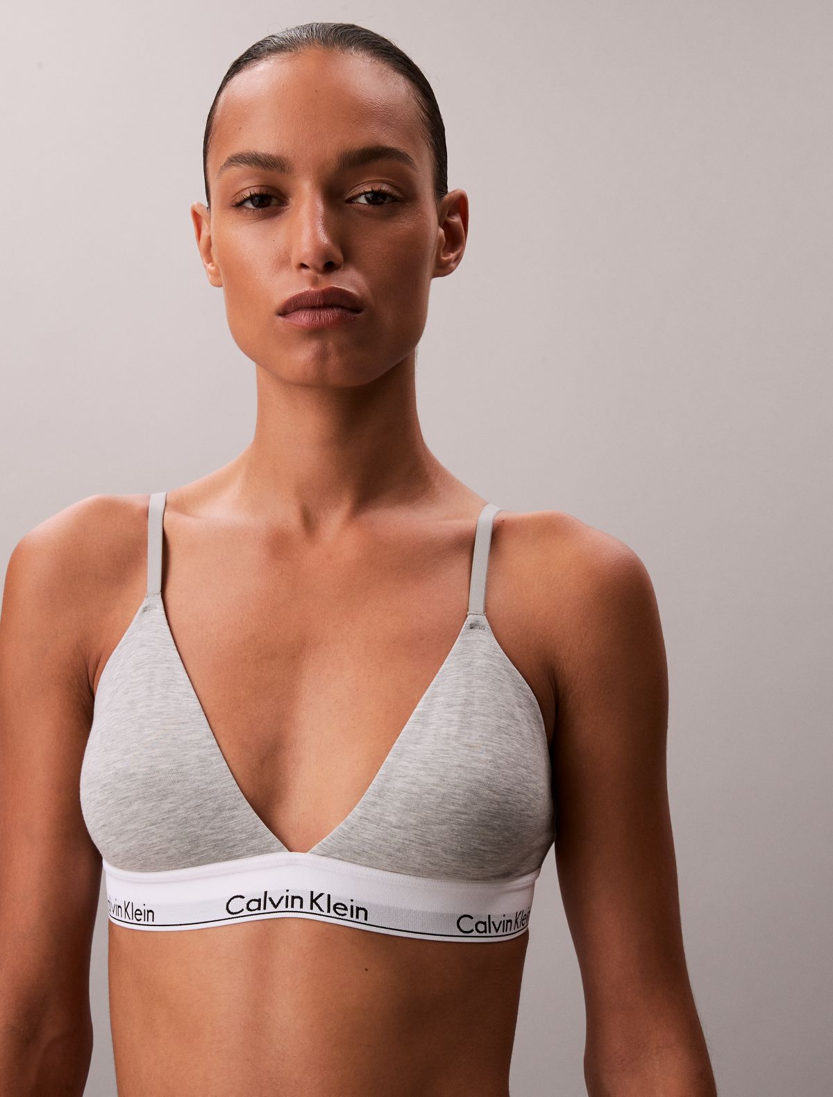 Bralette a triangolo leggermente imbottita Icon Cotton Modal