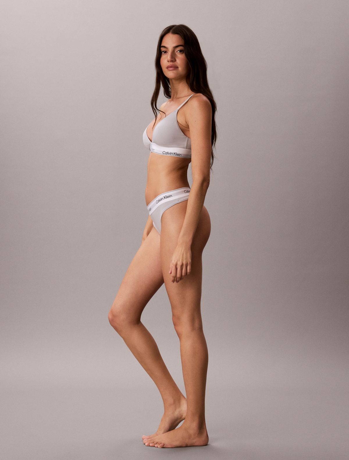 Bralette a triangolo leggermente imbottita Icon Cotton Modal