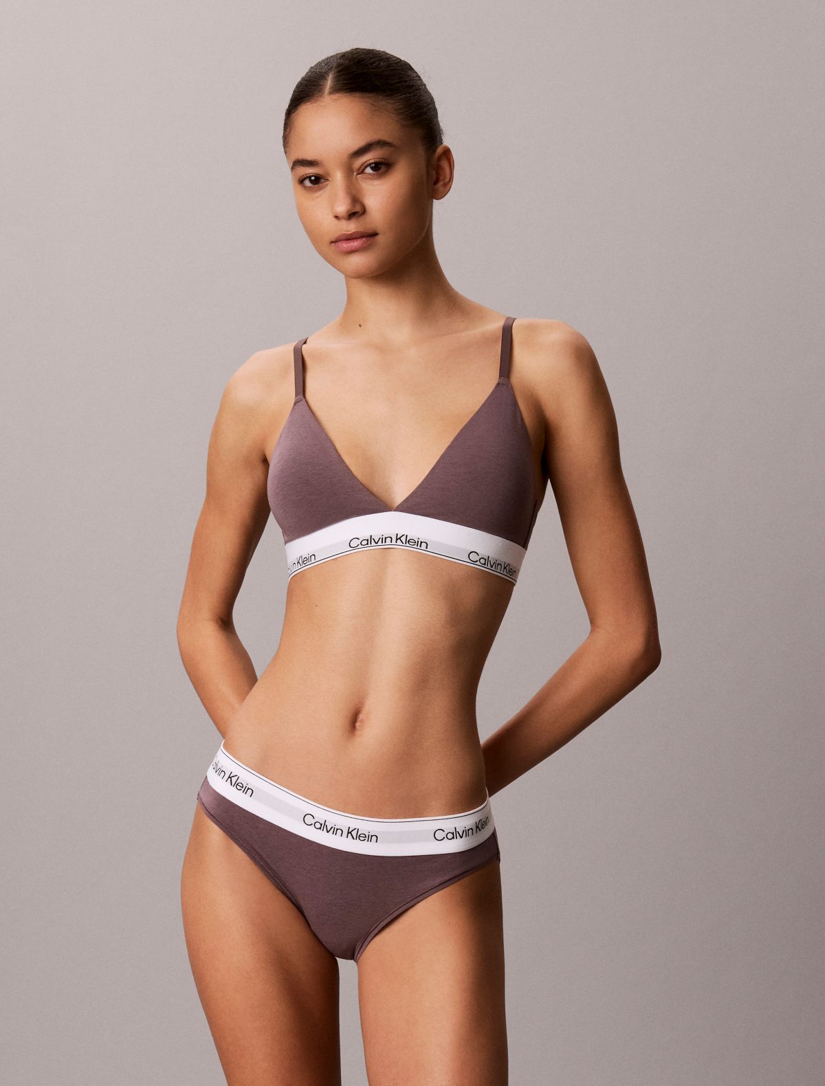 Bralette a triangolo leggermente imbottita Icon Cotton Modal