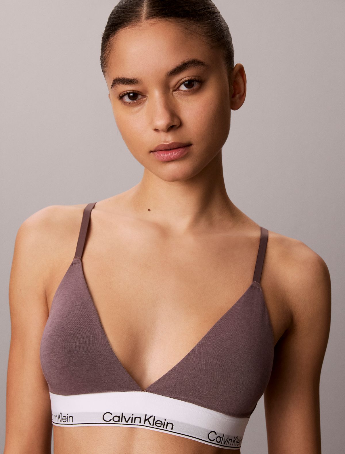 Bralette a triangolo leggermente imbottita Icon Cotton Modal