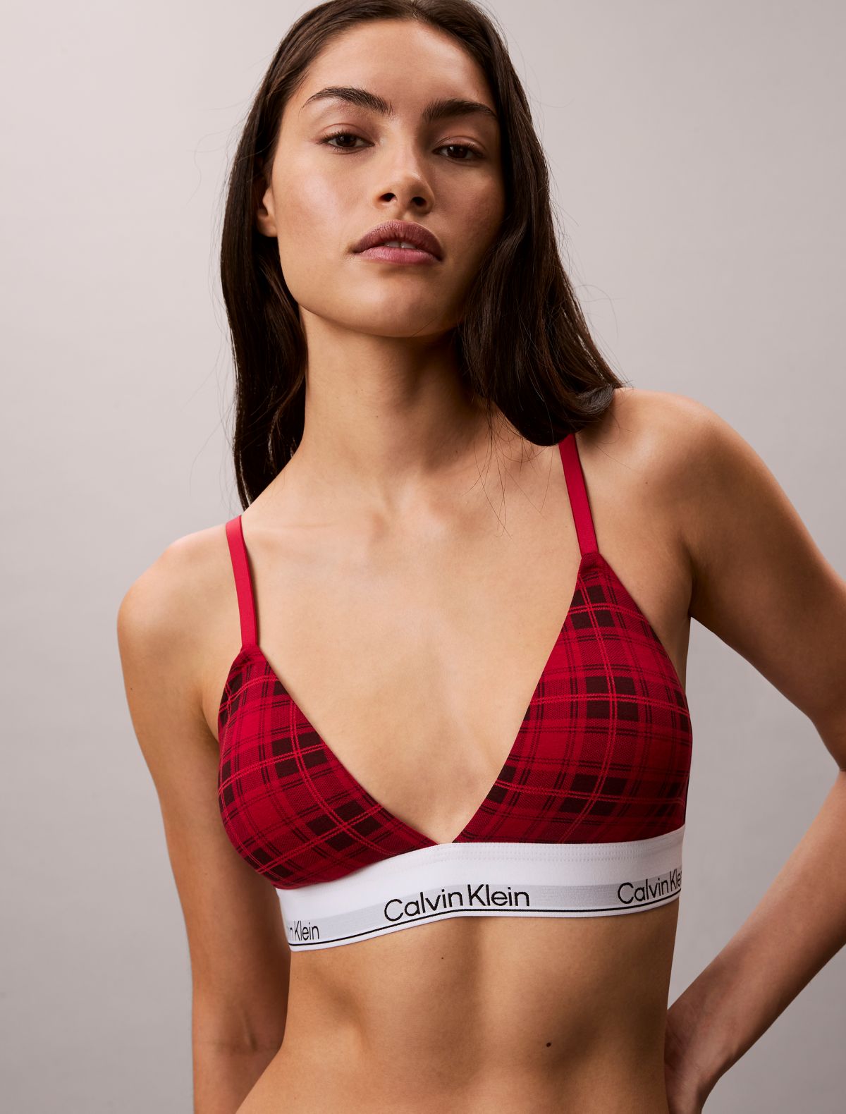 Bralette a triangolo leggermente imbottita Icon Cotton Modal