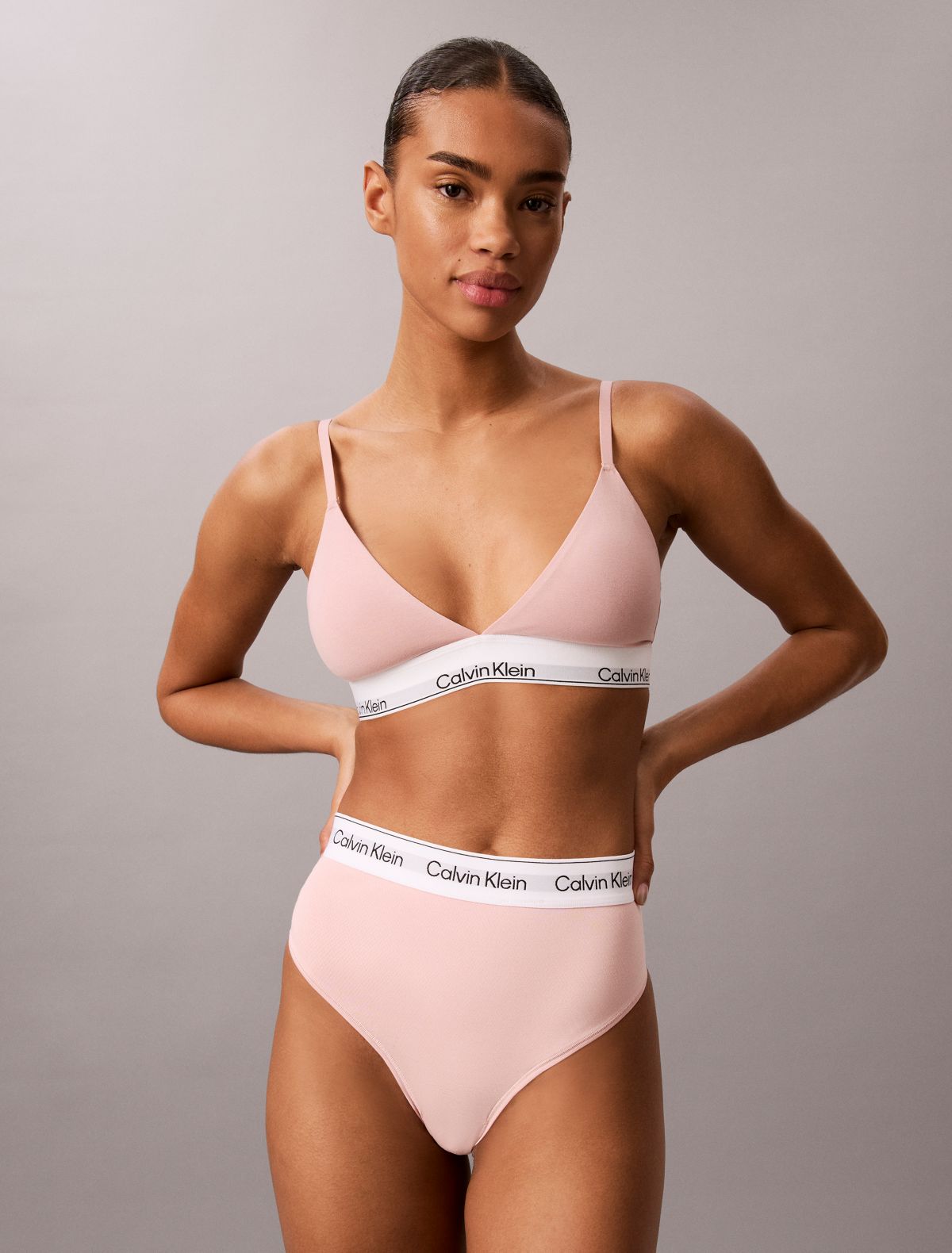 Bralette a triangolo leggermente imbottita Icon Cotton Modal