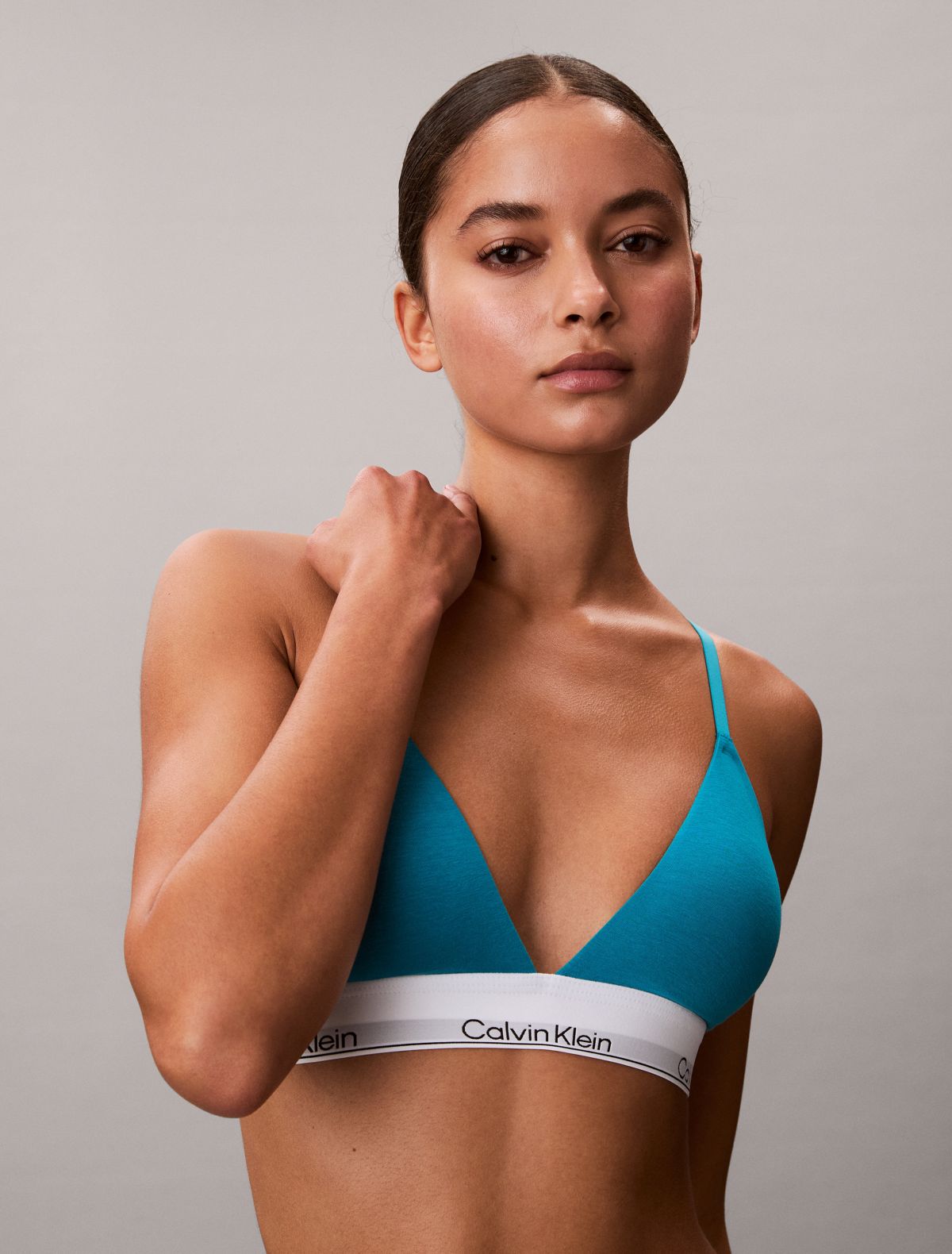 Bralette a triangolo leggermente imbottita Icon Cotton Modal