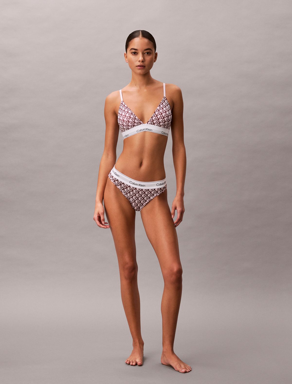 Bralette a triangolo leggermente imbottita Icon Cotton Modal