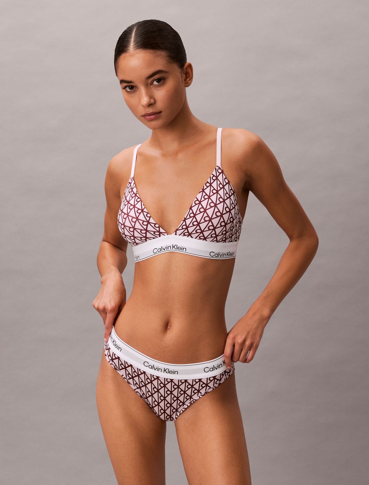 Bralette a triangolo leggermente imbottita Icon Cotton Modal