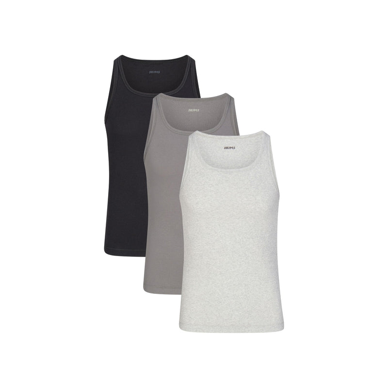 Canotta a costine Uomo 3-Pack