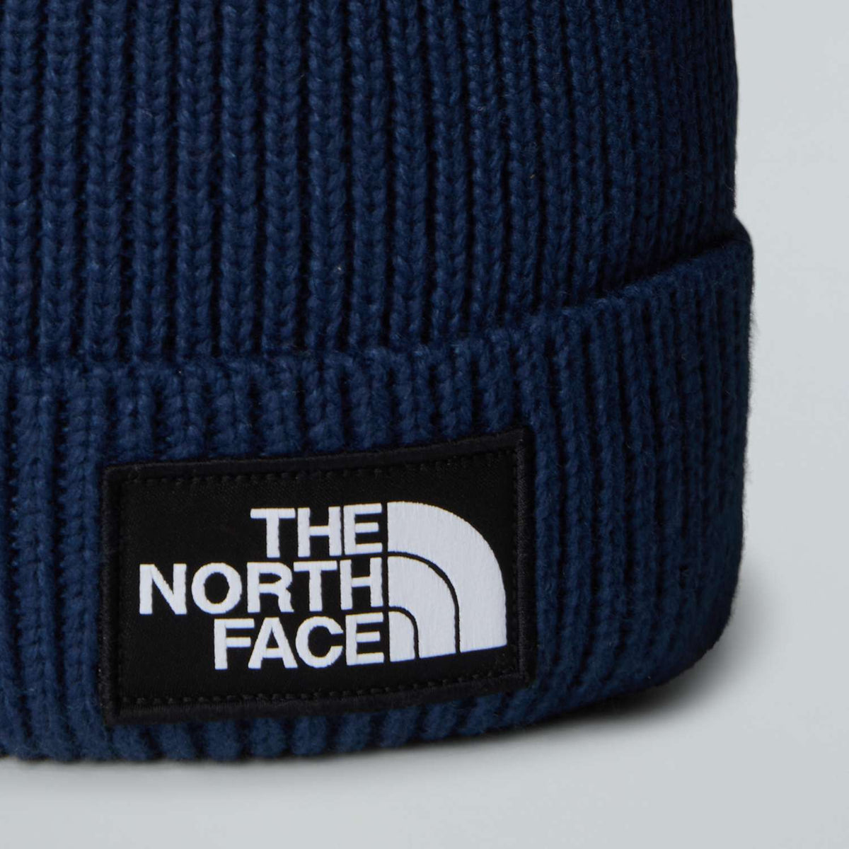Berretto con logo Box TNF e pompon