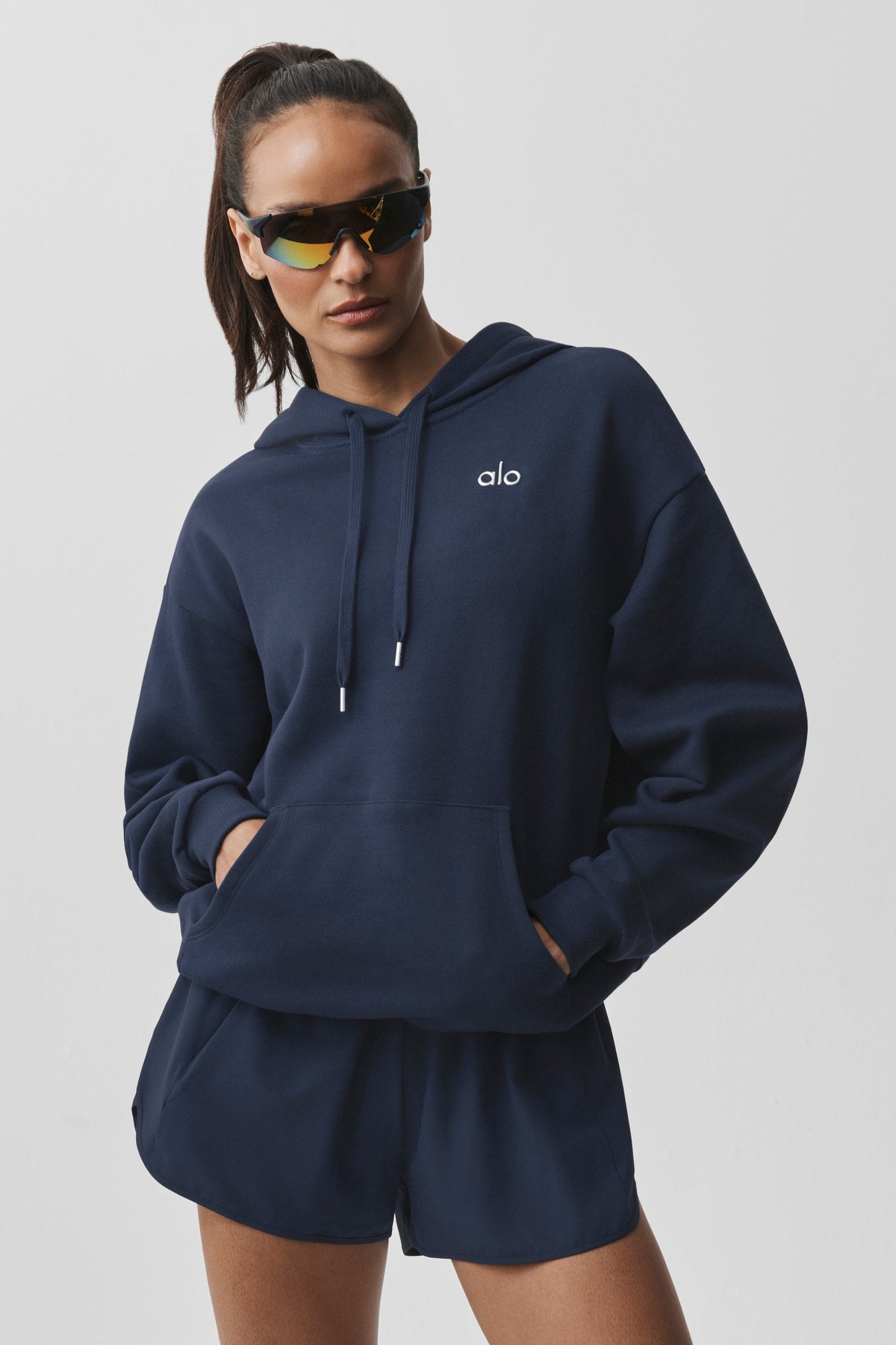 Felpa con cappuccio Accolade - Navy