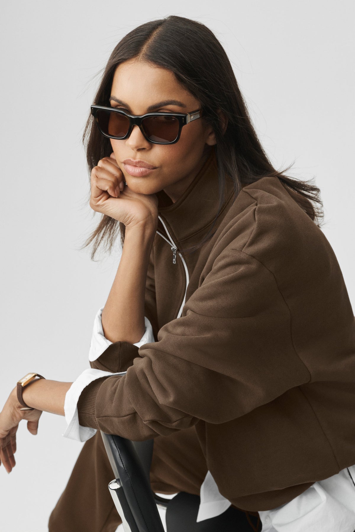 Maglione con zip 1/4 Accolade