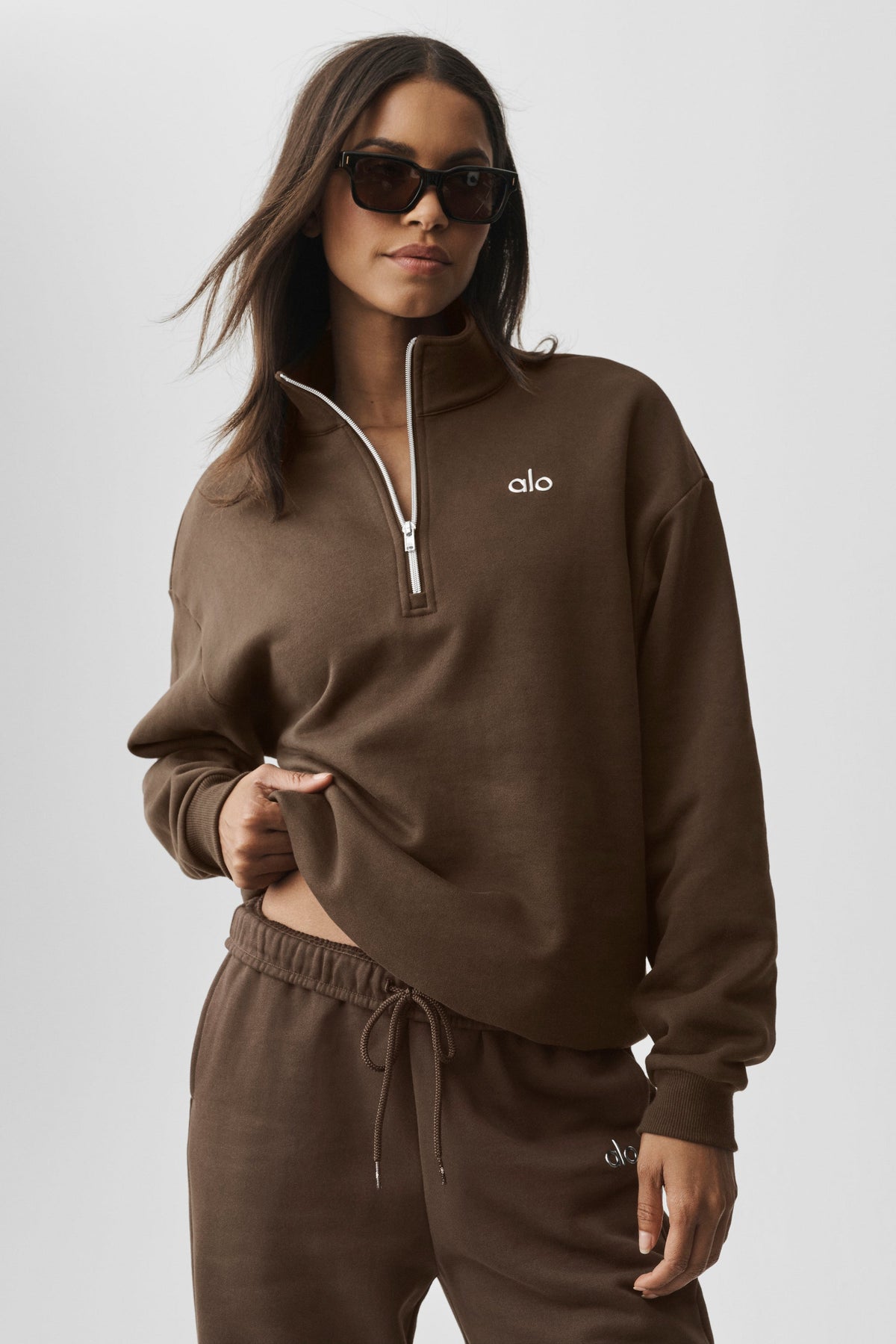 Maglione con zip 1/4 Accolade