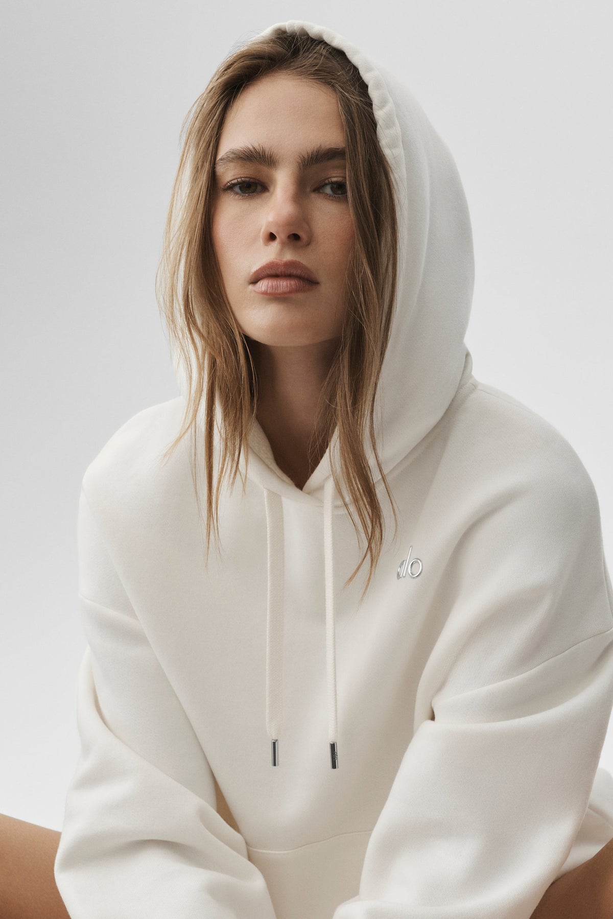 Felpa con cappuccio Accolade - Ivory