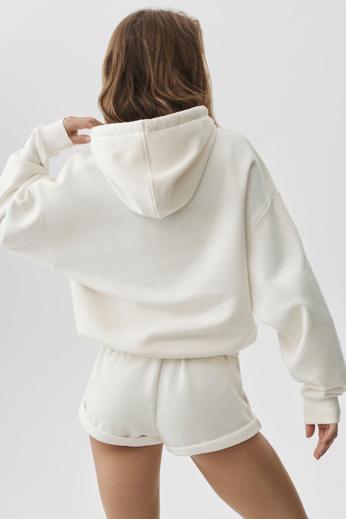 Felpa con cappuccio Accolade - Ivory