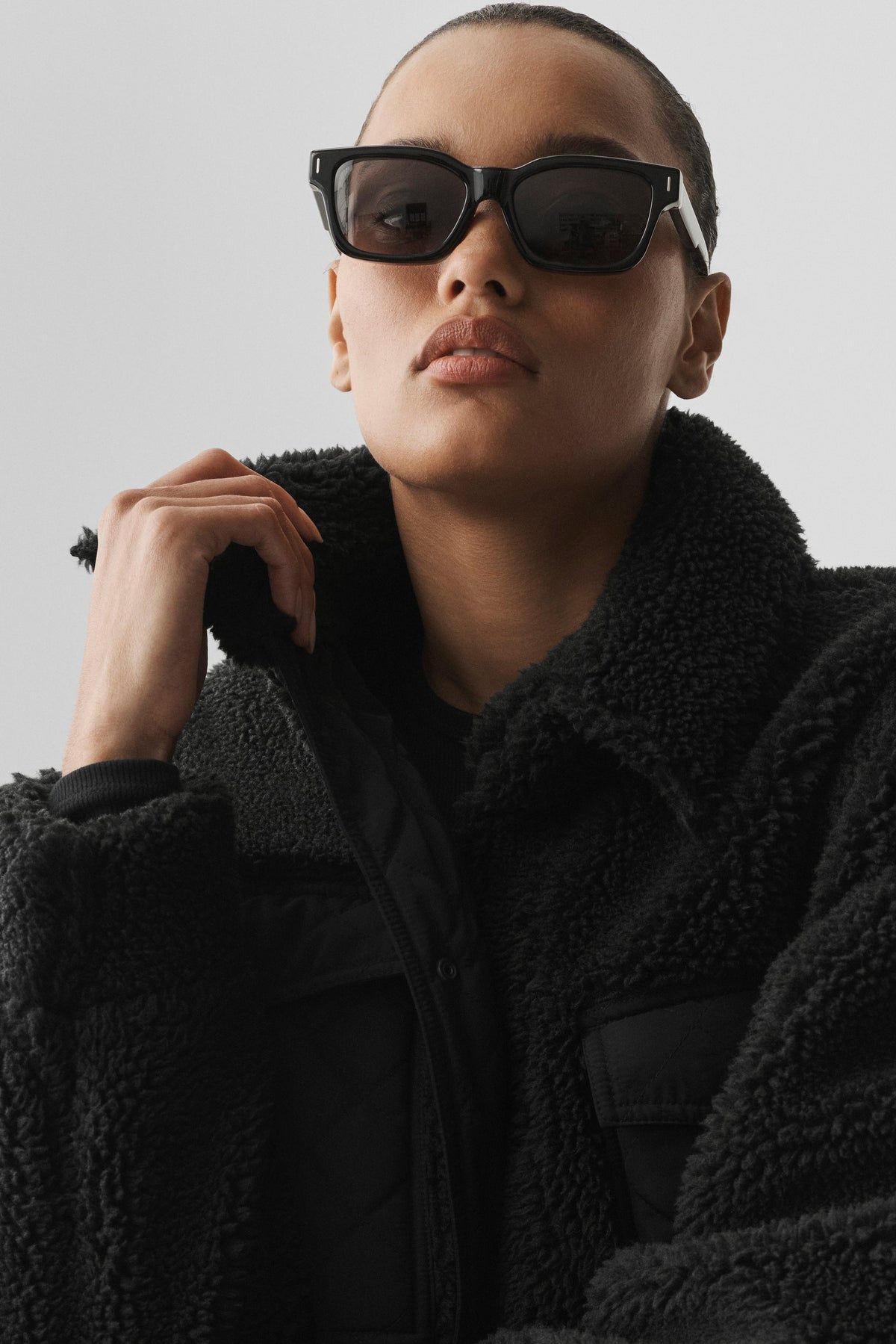 Giacca camicia Sherpa Edge - Nero