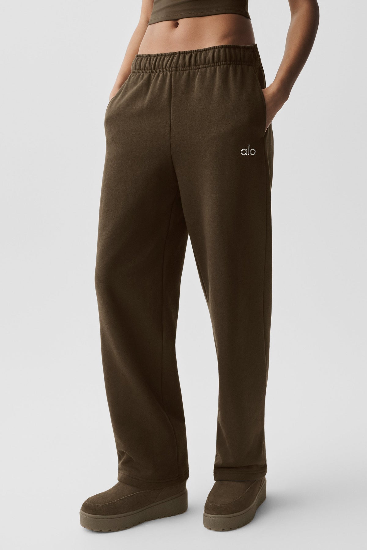 Pantaloni della tuta a gamba dritta Accolade - Espresso