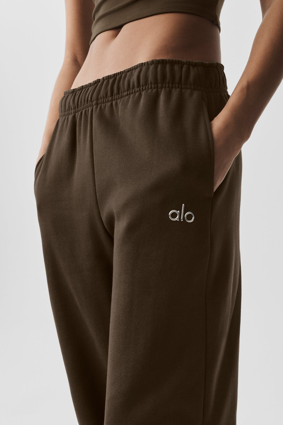 Pantaloni della tuta a gamba dritta Accolade - Espresso