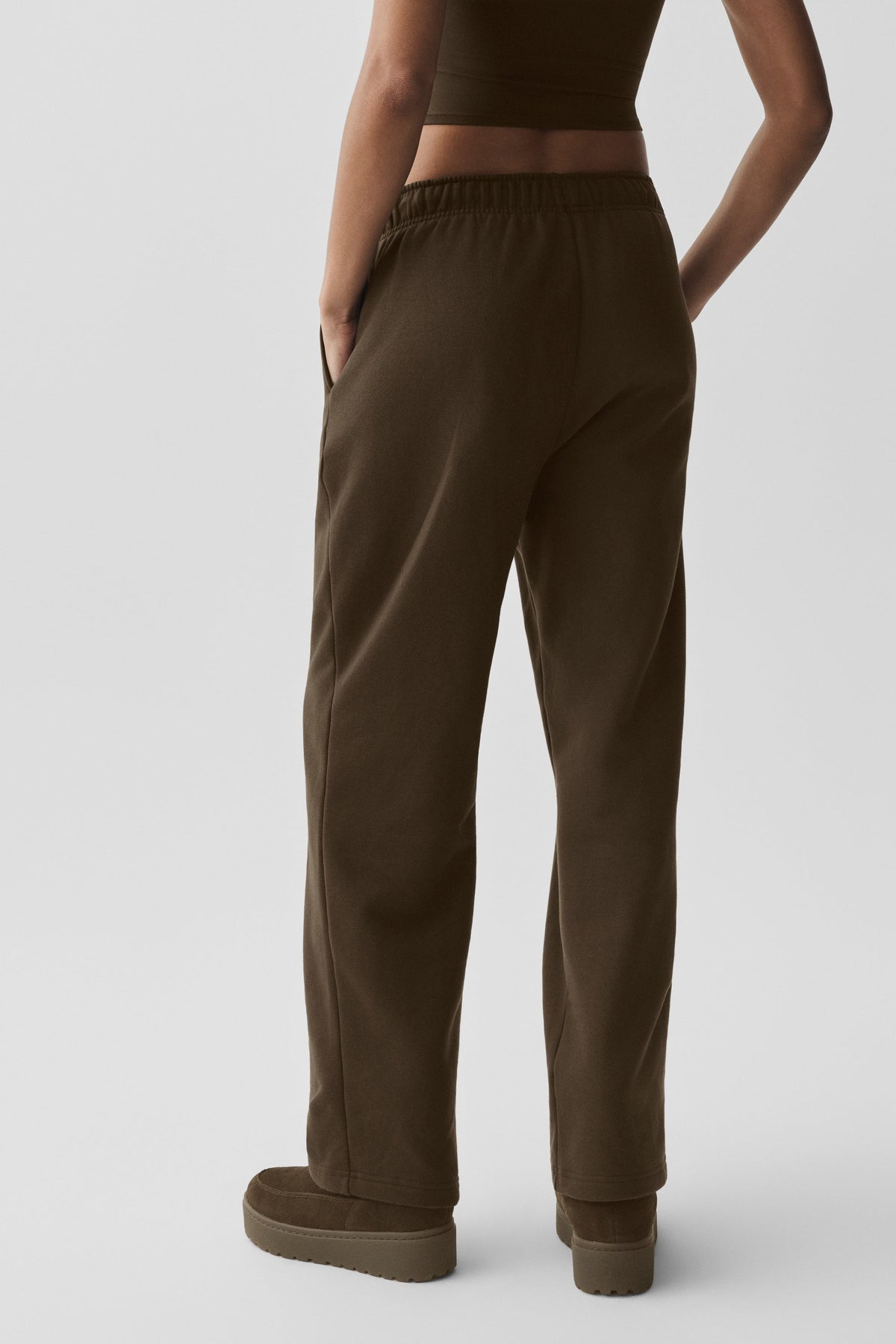 Pantaloni della tuta a gamba dritta Accolade - Espresso
