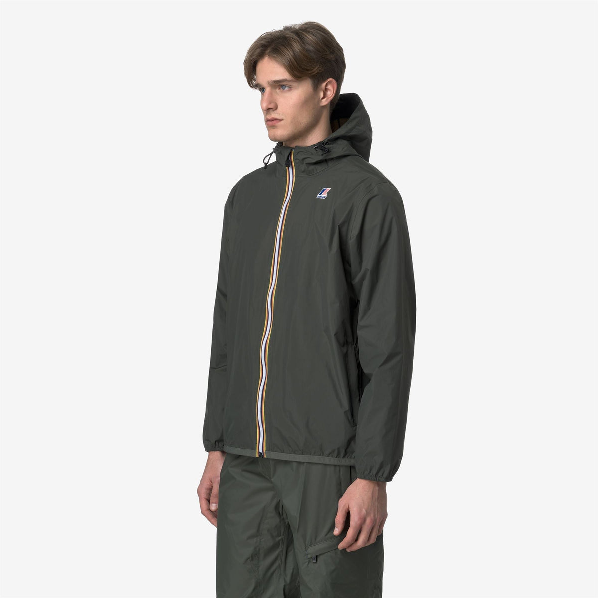 K-Way Le Vrai 4.0 Claude – Giacca di media lunghezza unisex – Green Blackish