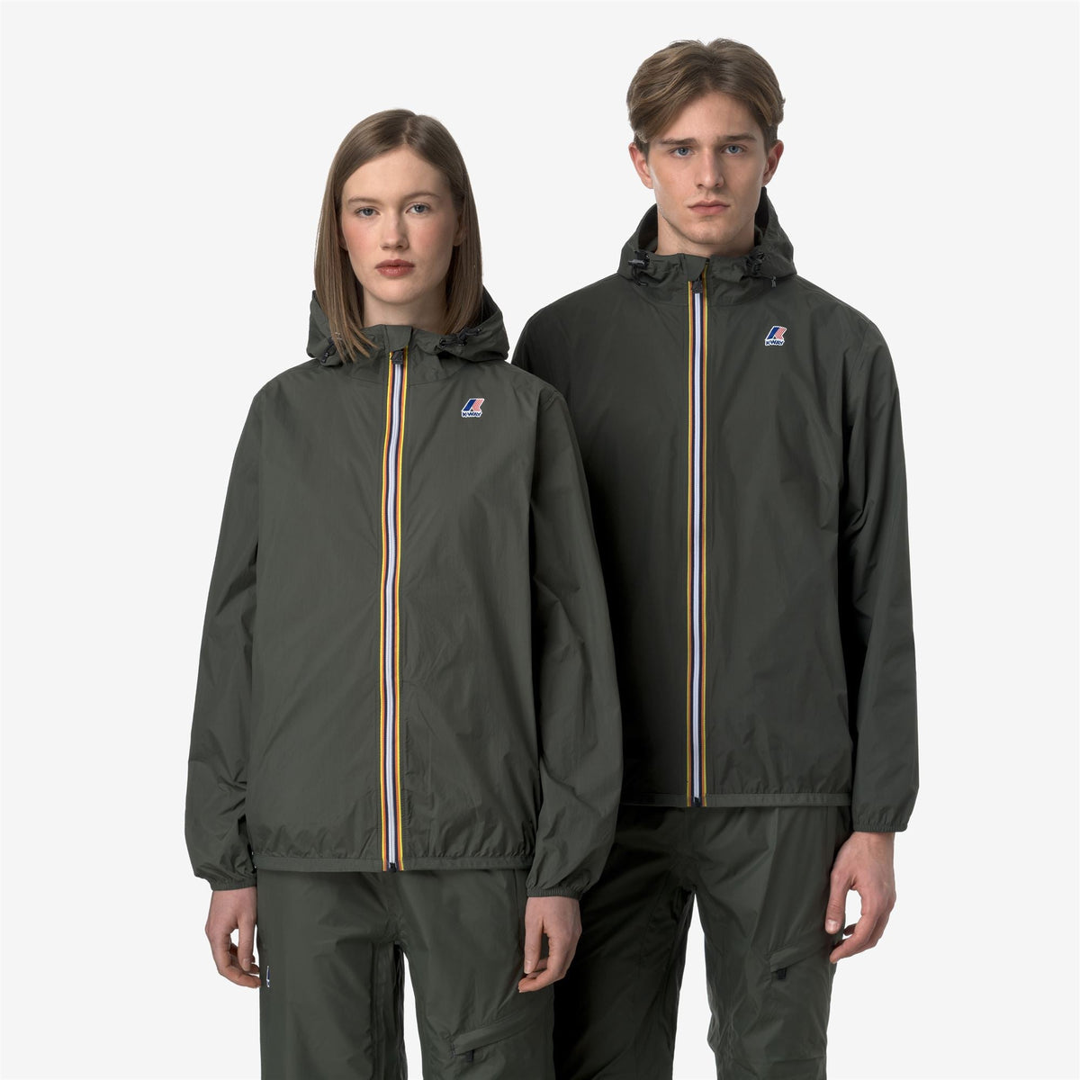 K-Way Le Vrai 4.0 Claude – Giacca di media lunghezza unisex – Green Blackish