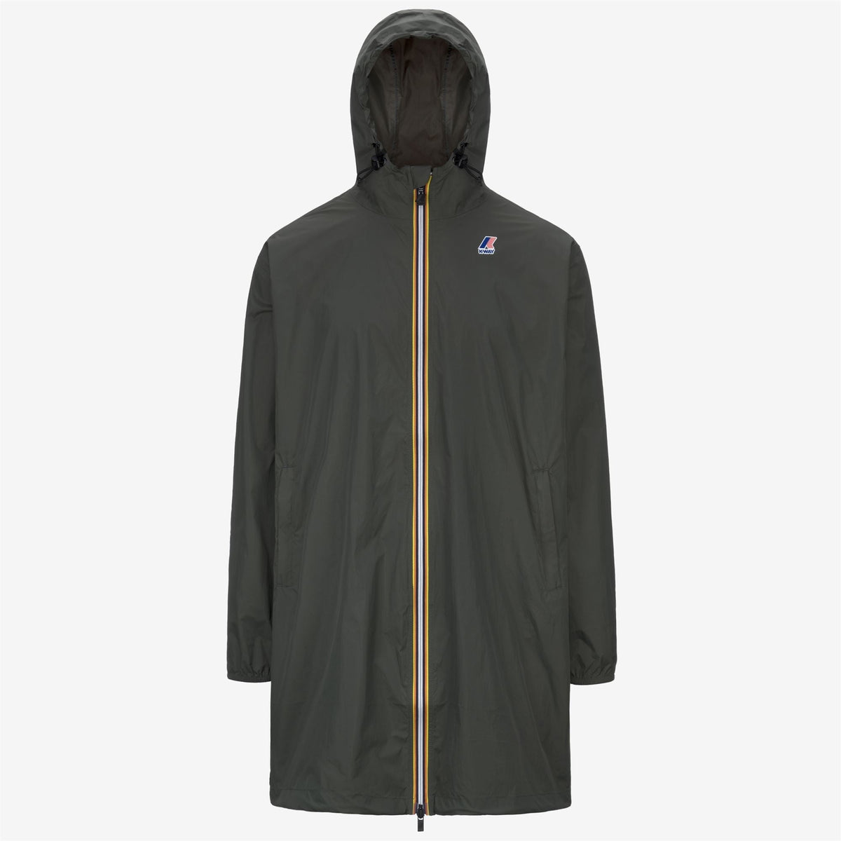K-Way Le Vrai 4.0 Eiffel East – Giacca lunga unisex – Green Blackish