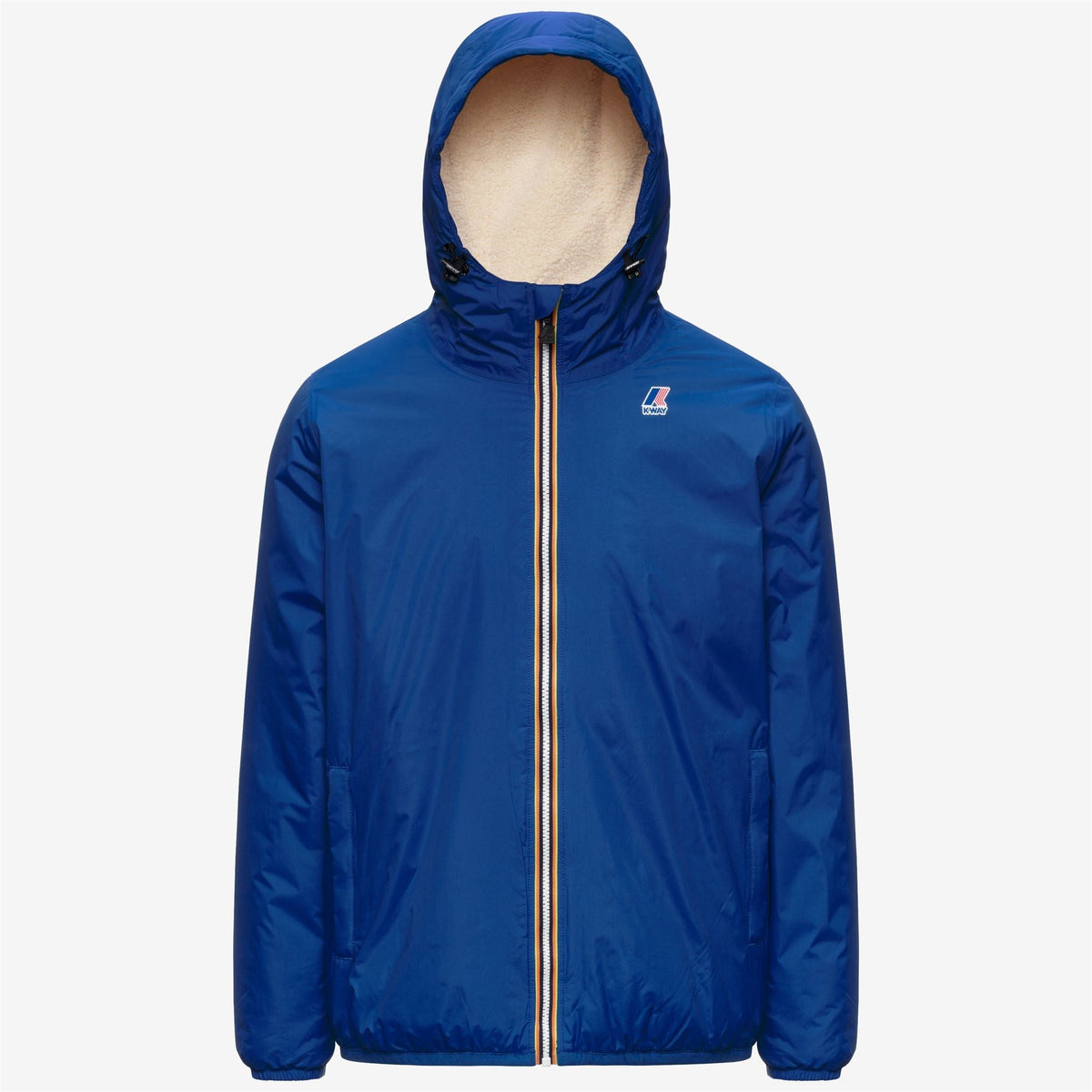 K-Way Le Vrai 4.0 Claude Orsetto – Giacca semilunga unisex – Blue Royal Marine