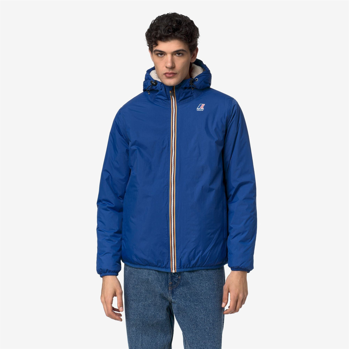 K-Way Le Vrai 4.0 Claude Orsetto – Giacca semilunga unisex – Blue Royal Marine