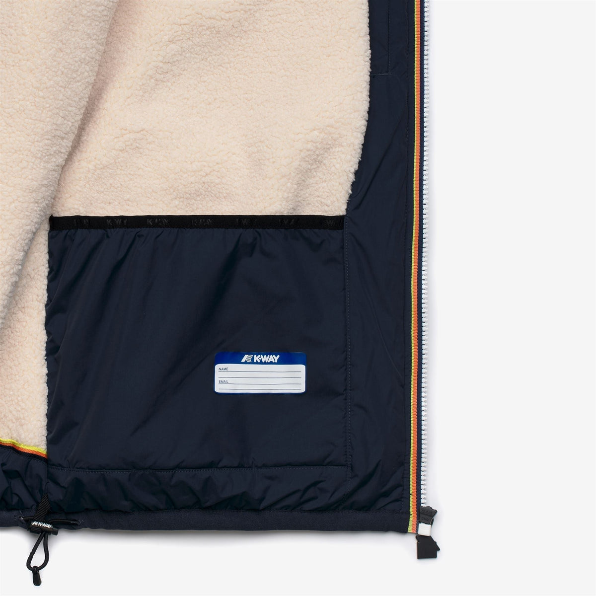 K-Way Le Vrai 4.0 Claude Orsetto – Giacca di media lunghezza unisex – Blue Depth
