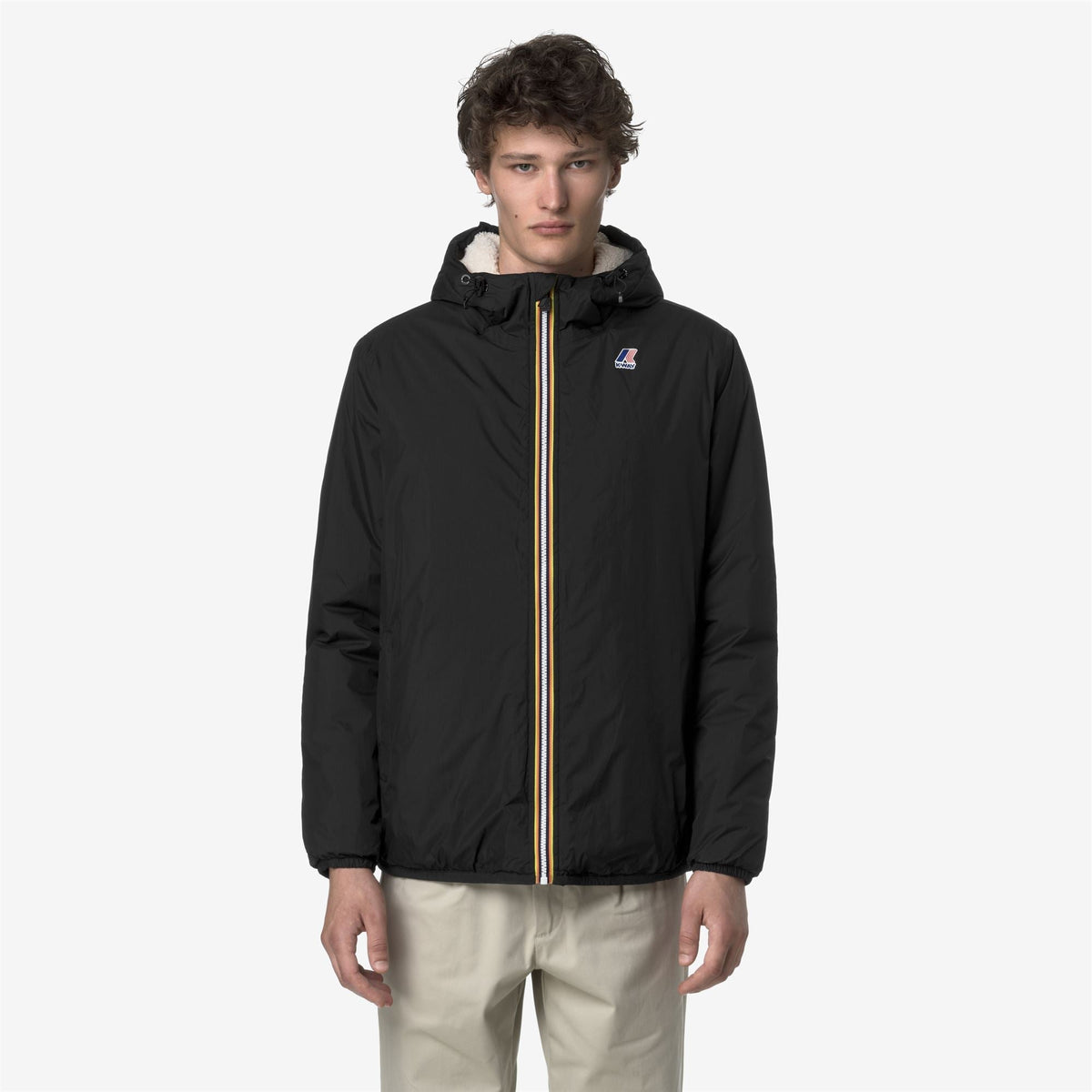 K-Way Le Vrai 4.0 Claude Orsetto – Giacca di media lunghezza unisex – Black Pure