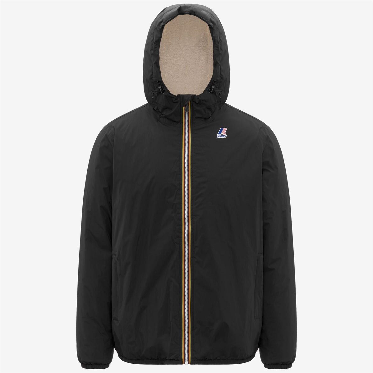 K-Way Le Vrai 4.0 Claude Orsetto – Giacca di media lunghezza unisex – Black Pure