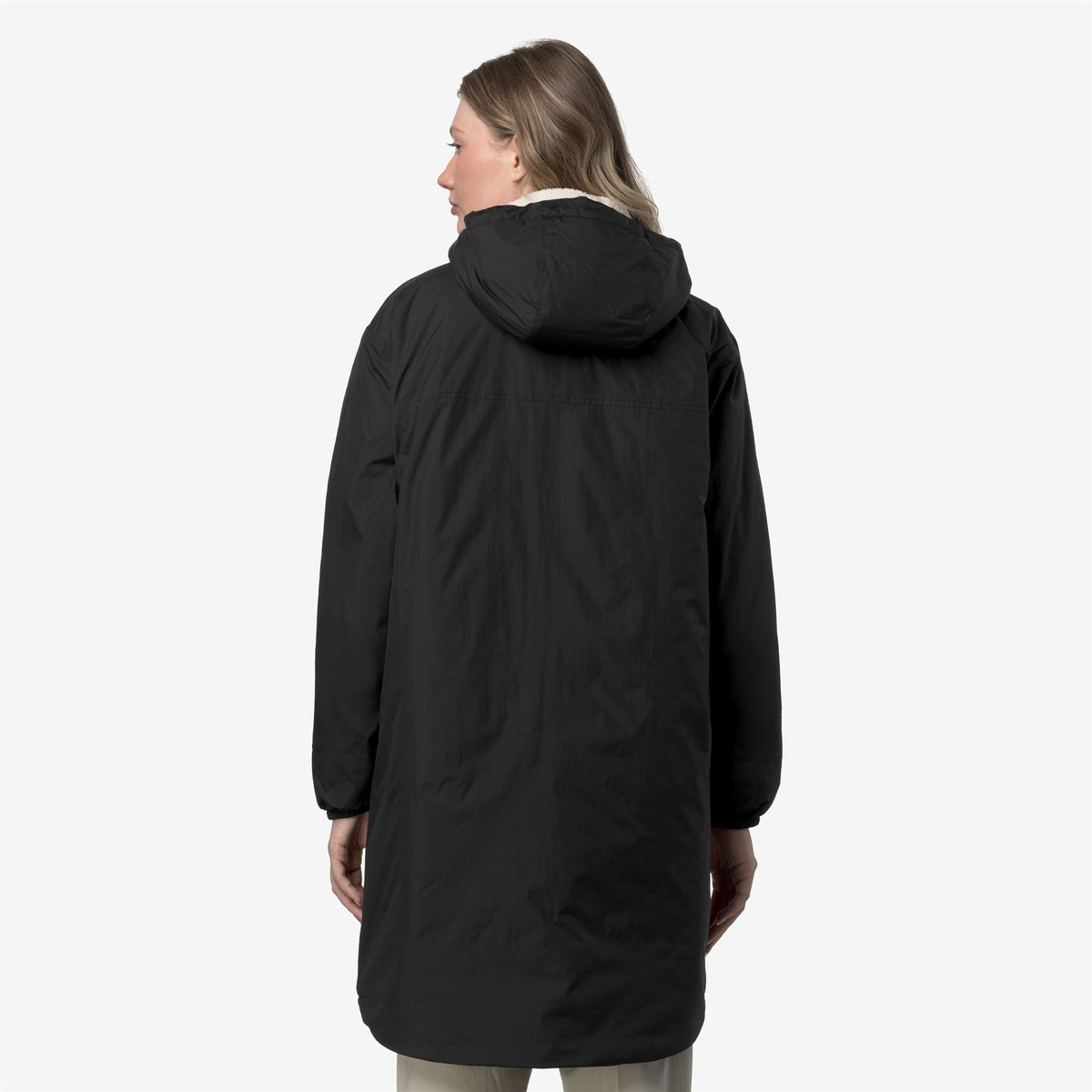 K-Way Le Vrai 4.0 Eiffel East Orsetto – Giacca 3/4 unisex – Black Pure