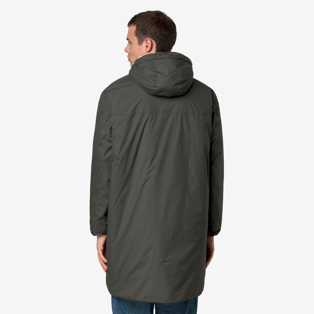 K-Way Le Vrai 4.0 Eiffel East Orsetto – Giacca 3/4 unisex – Green Blackish