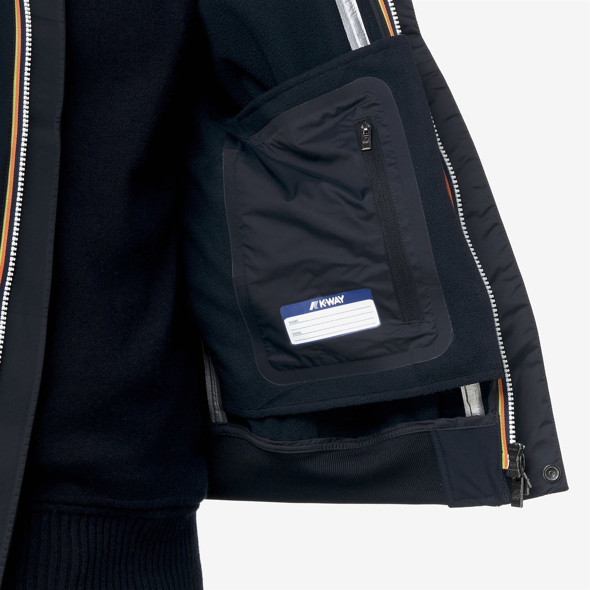 K-Way Joachim Bonded – Giacca corta da uomo – Blue Depth-Blue Depth