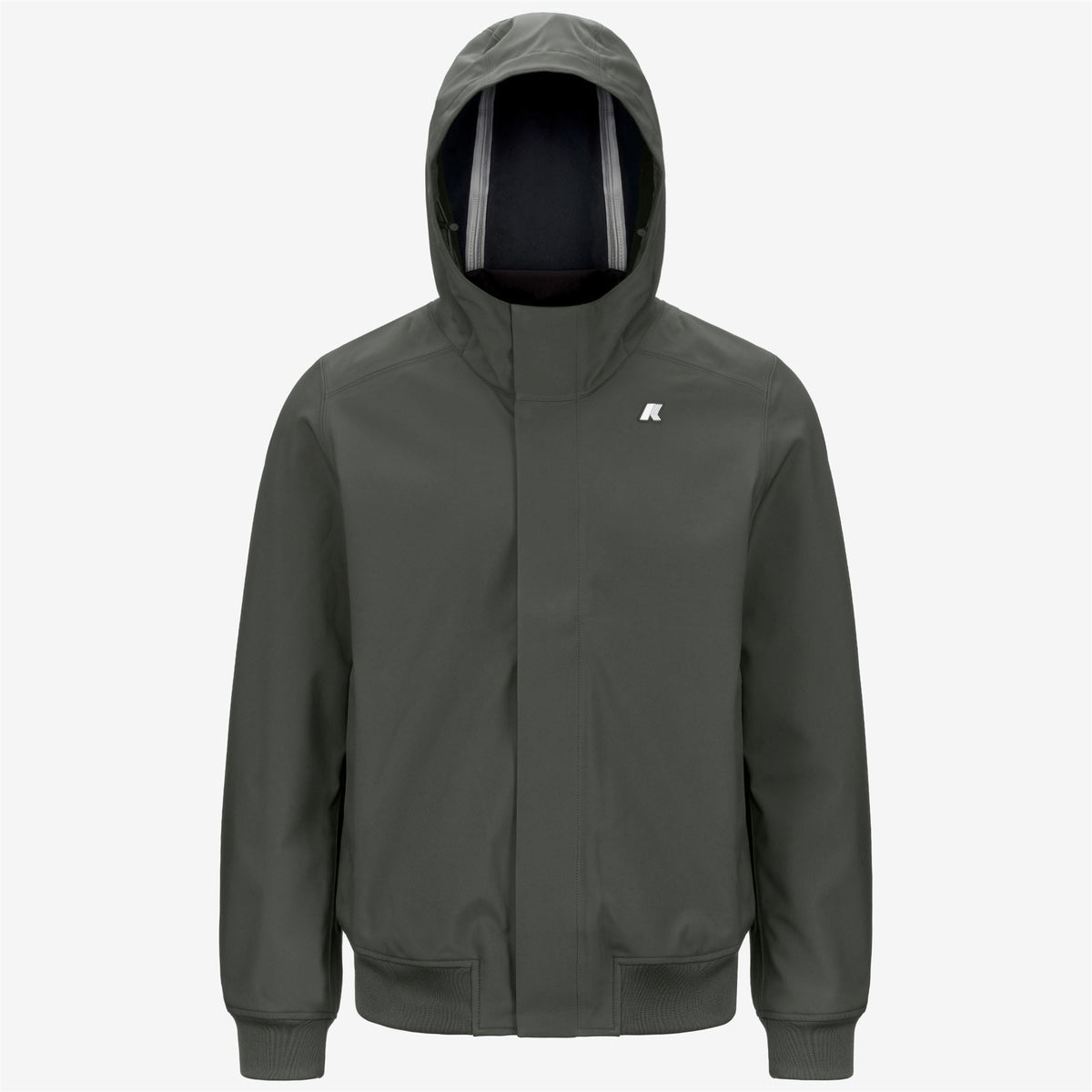 K-Way Joachim Bonded – Giacca corta da uomo – Green Blackish - Blue Depth