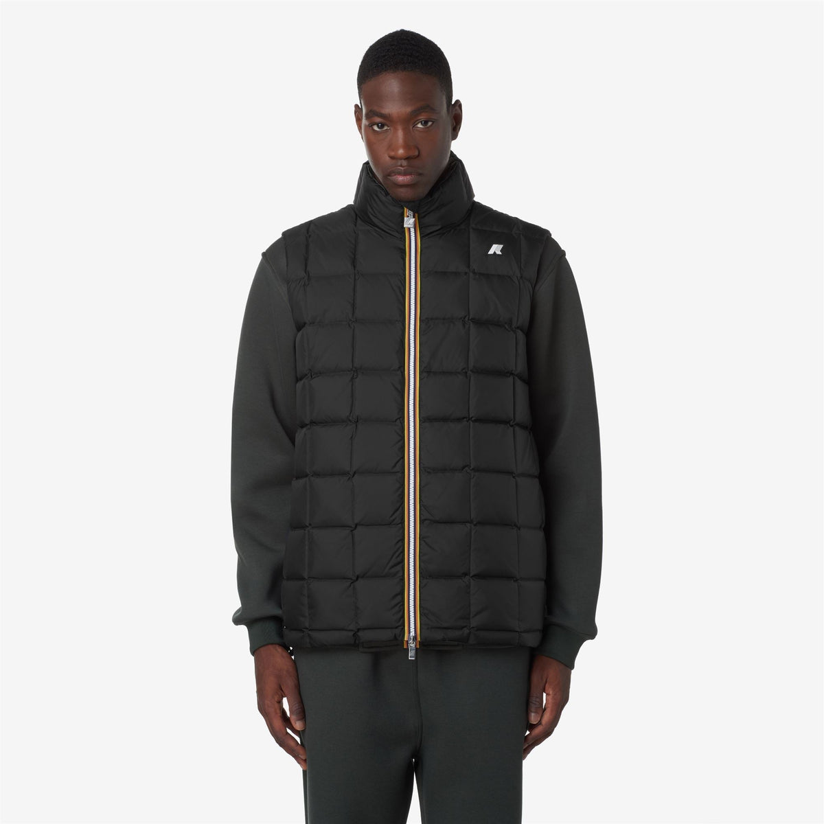 K-Way Valen ST Thermo Double – Giacca corta da uomo – Green Blackish - Black Pure