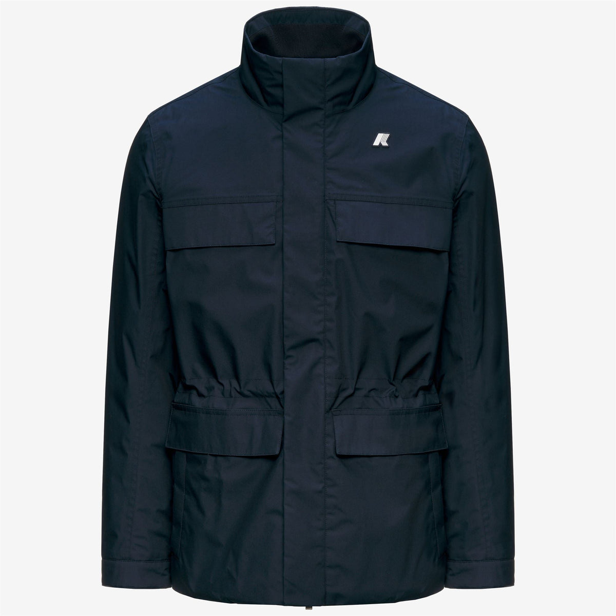 K-Way Manuene Warm Micro Canvas – Giacca semilunga da uomo – Blue Depth