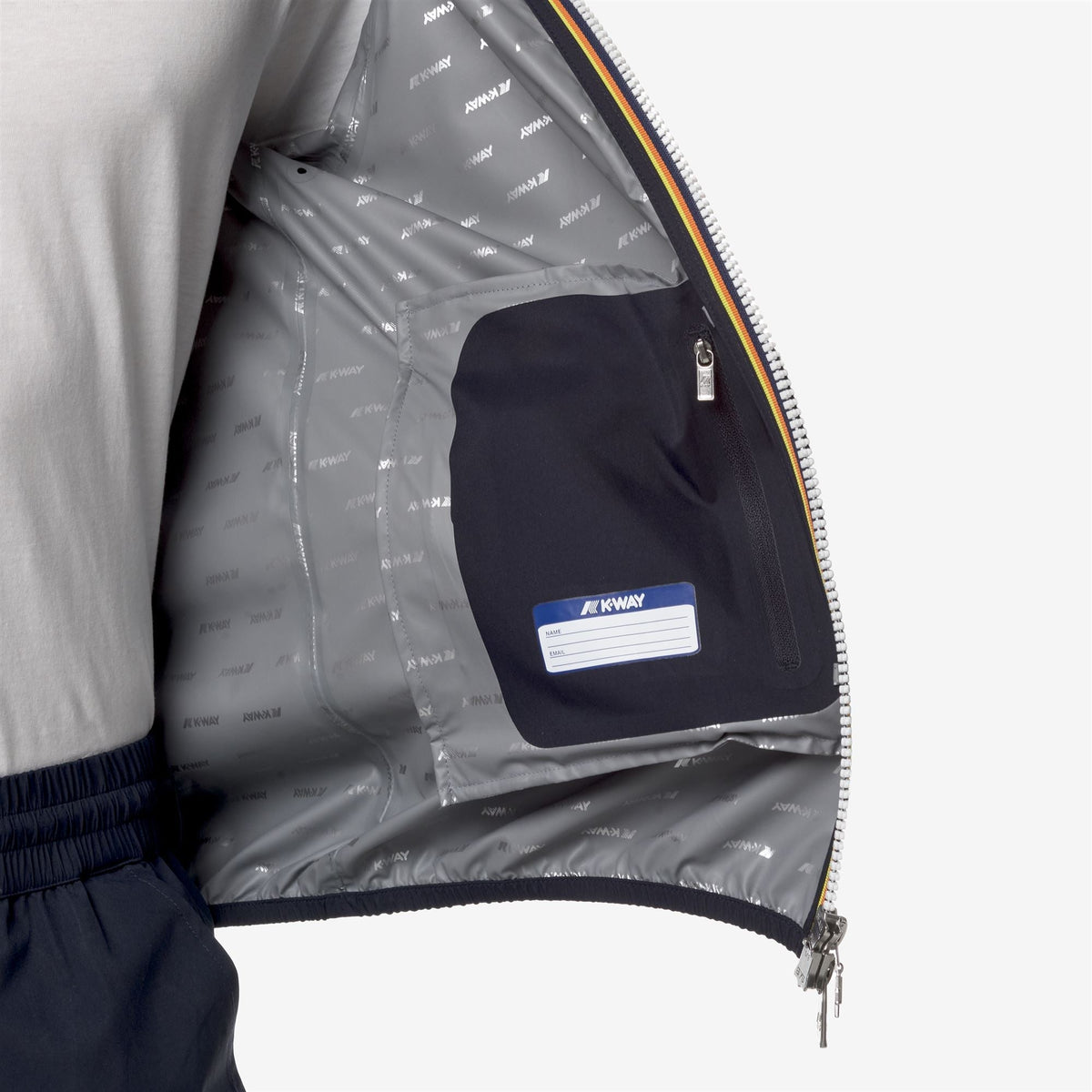 K-Way Jack Stretch Dot – Giacca corta uomo – Blue Depth