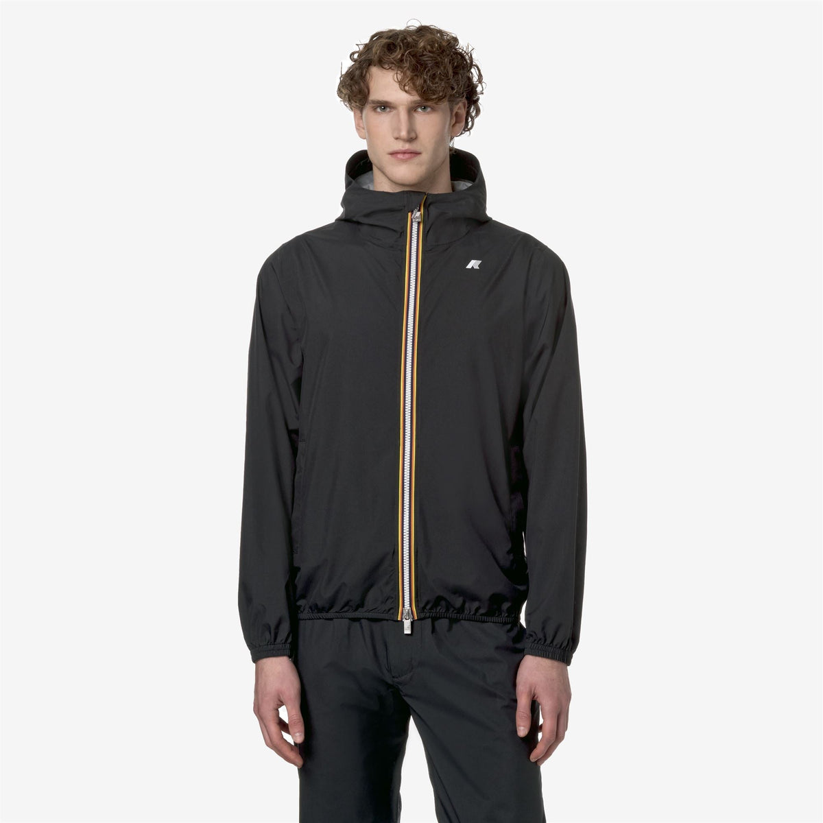K-Way Jack Stretch Dot – Giacca corta uomo – Black Pure