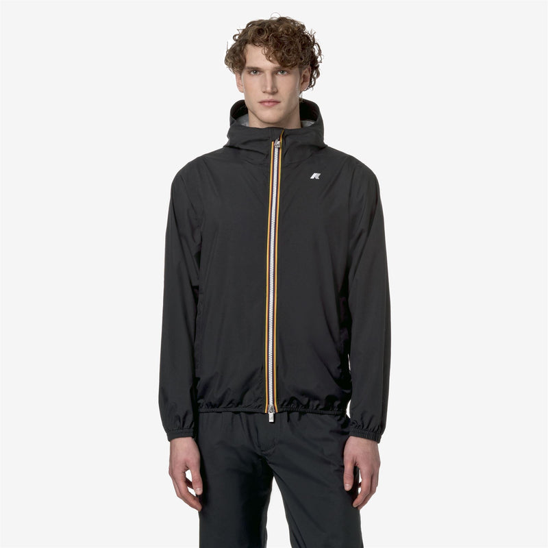 K-Way Jack Stretch Dot – Giacca corta uomo – Black Pure