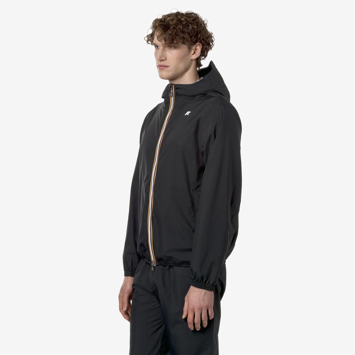 K-Way Jack Stretch Dot – Giacca corta uomo – Black Pure