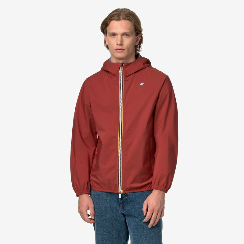 K-Way Jack Stretch Dot – Giacca corta da uomo – Red Dk Chili