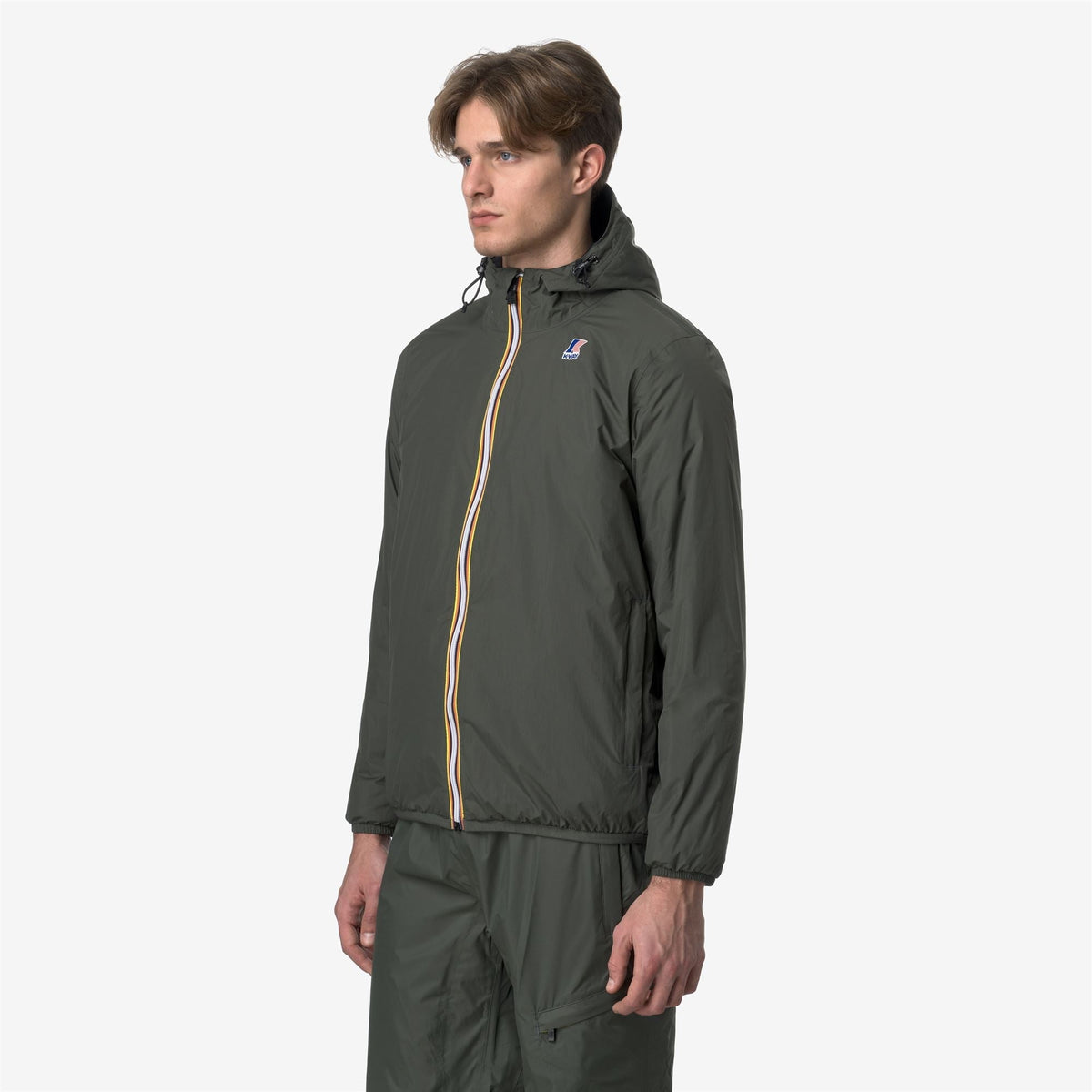 K-Way Le Vrai 4.0 Claude Warm – Giacca di media lunghezza unisex – Green Blackish