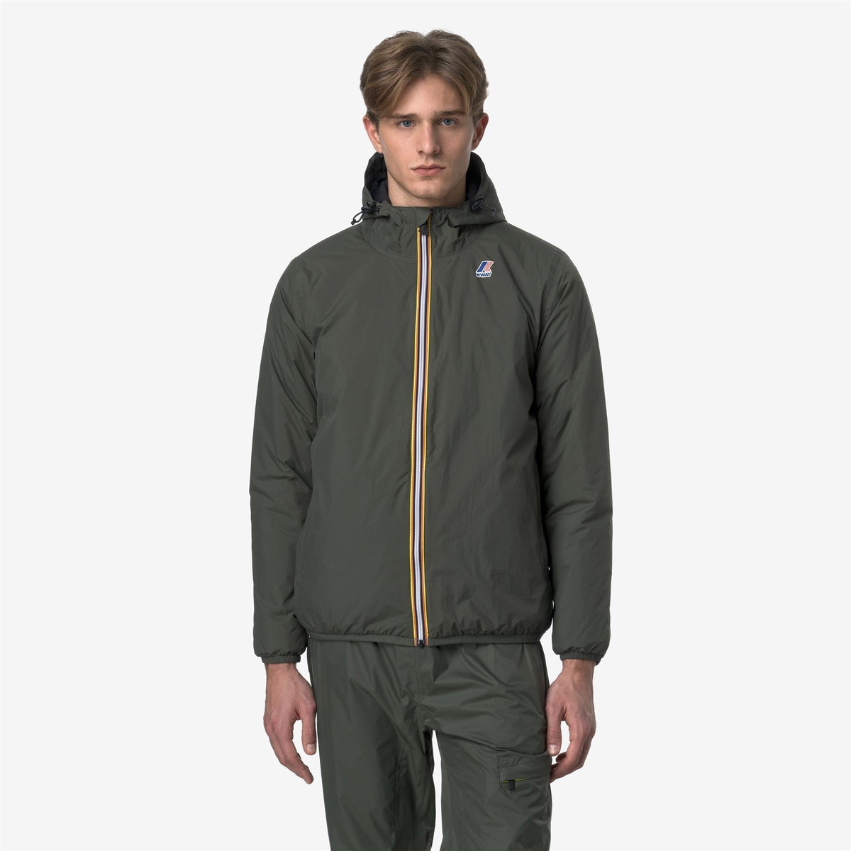 K-Way Le Vrai 4.0 Claude Warm – Giacca di media lunghezza unisex – Green Blackish