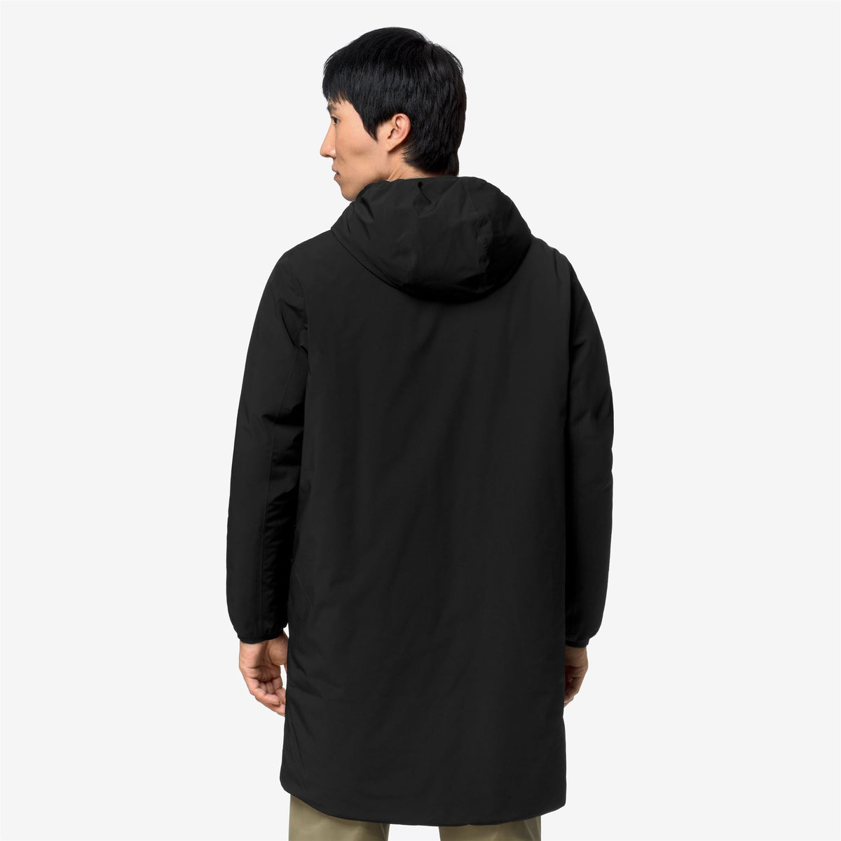 K-Way Jacob ST Warm Double – Giacca 3/4 da uomo – Black Pure - Green Army