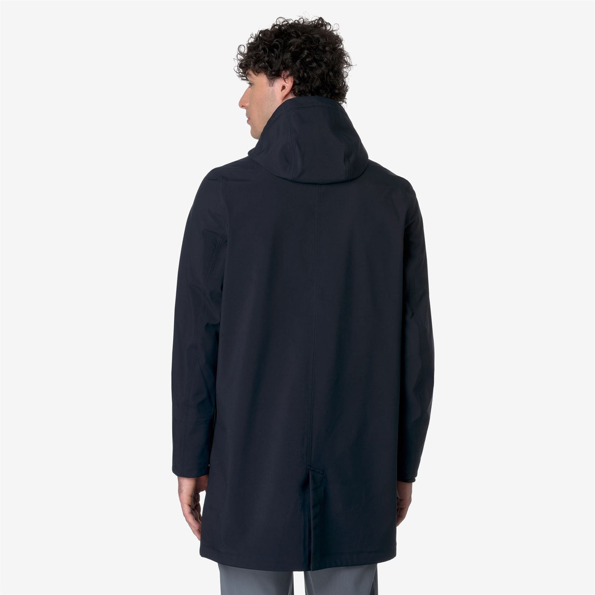 K-Way Thomas Bonded – Giacca lunga uomo – Blue Depth-Blue Depth - Blue Depth