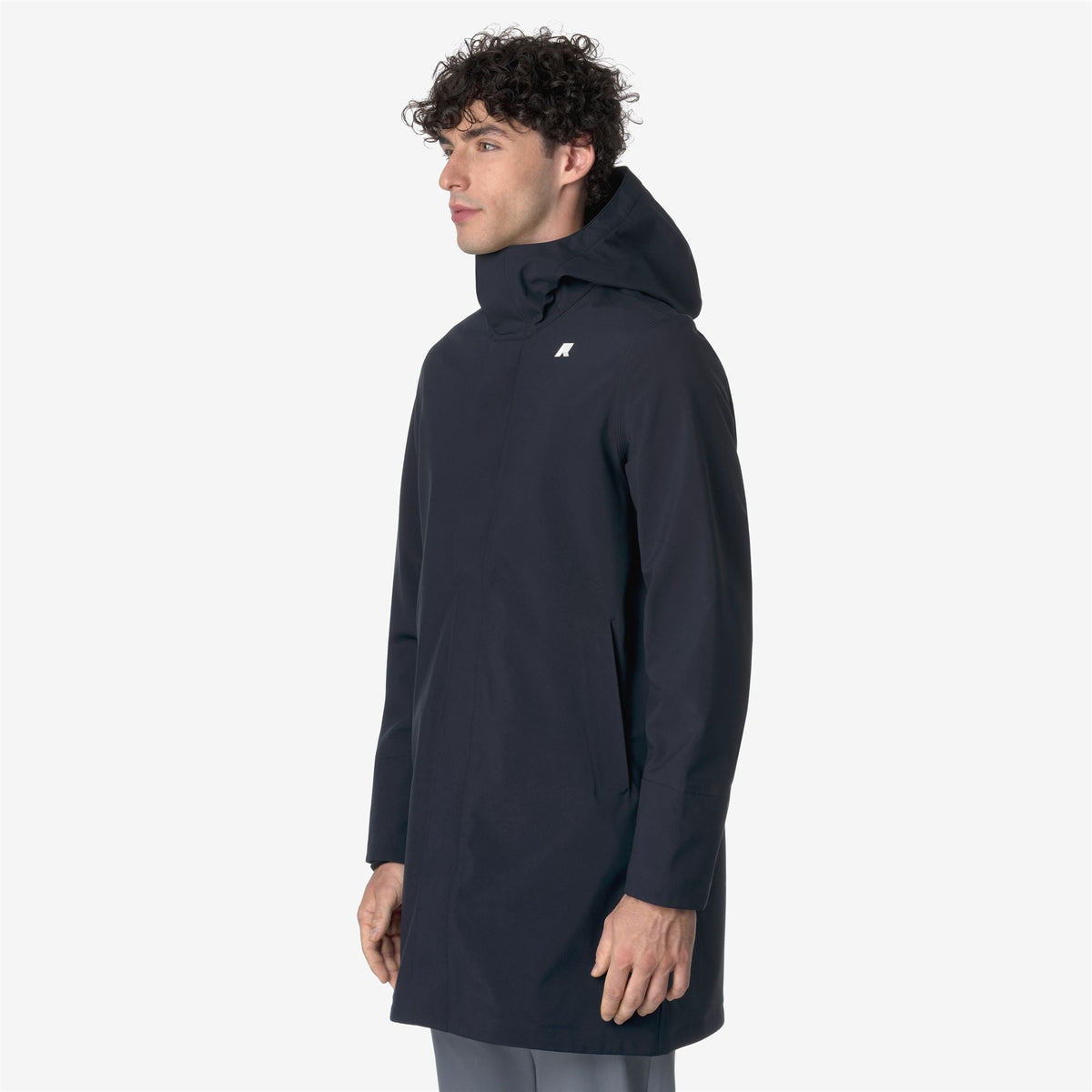 K-Way Thomas Bonded – Giacca lunga uomo – Blue Depth-Blue Depth - Blue Depth