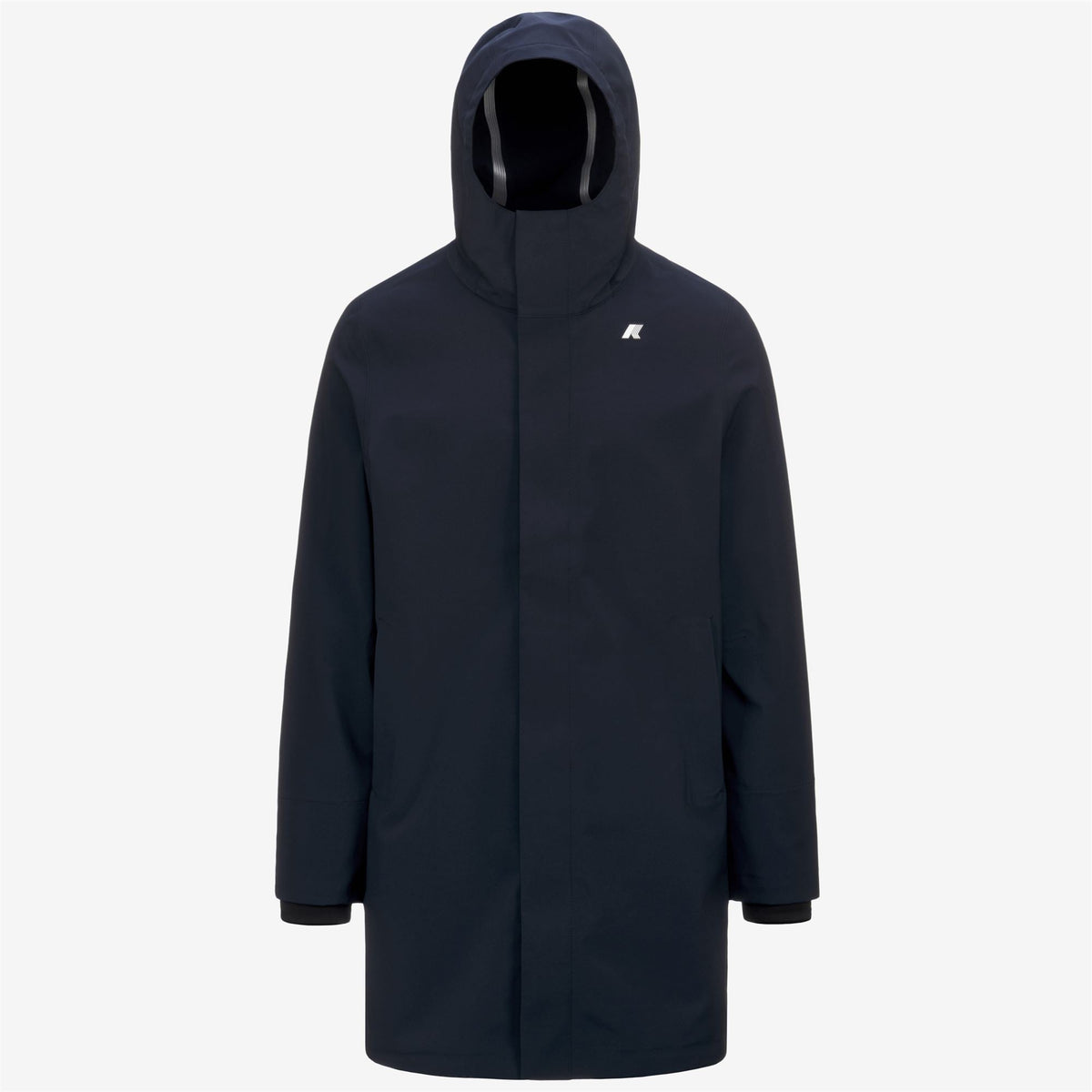 K-Way Thomas Bonded – Giacca lunga uomo – Blue Depth-Blue Depth - Blue Depth